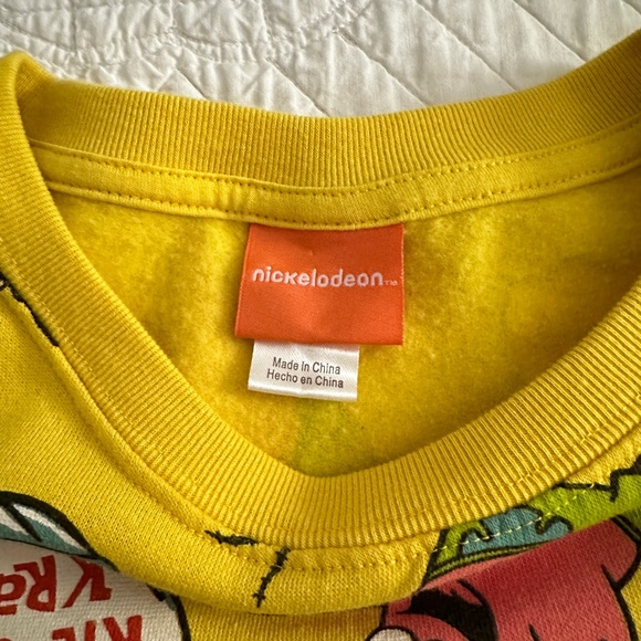 Rare SpongeBob SquarePants All Over Print Graphic Sweatshirt Crewneck - Picture 6 of 10